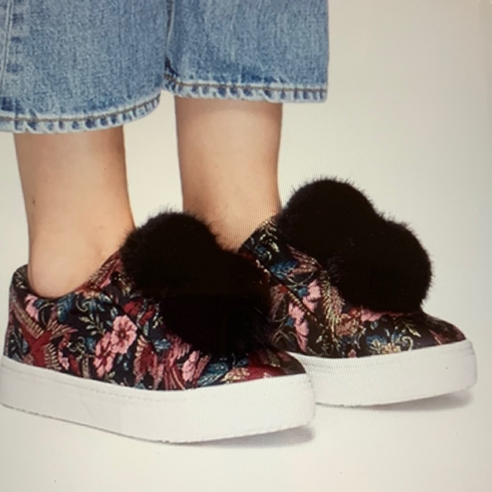 💚Sam Edelman Leya Floral Playform Sneaker Size 7.5